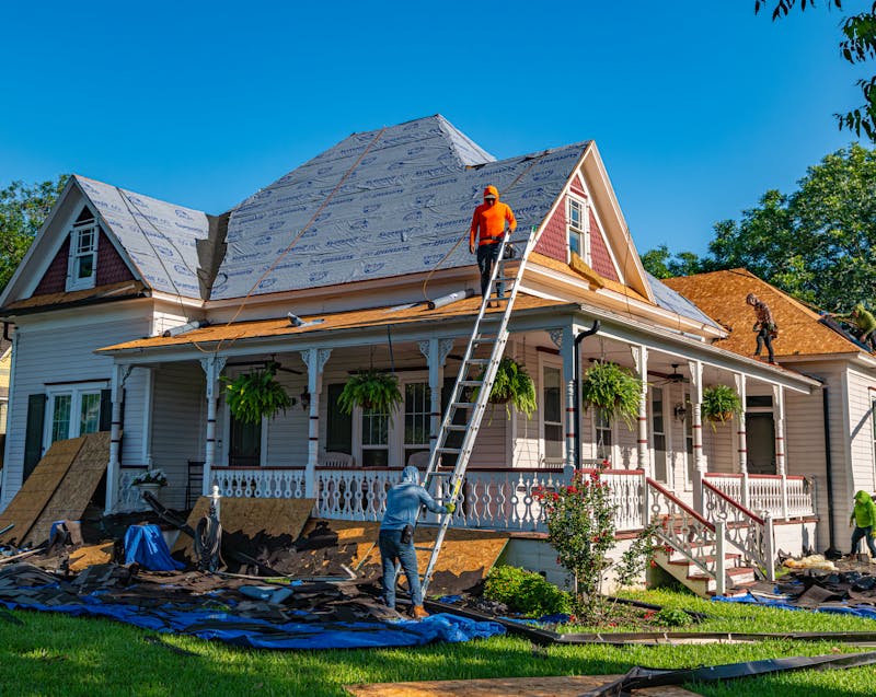 a roofing project